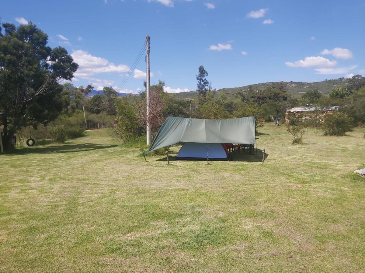 Hospedaje y Zona de Camping Pistacho Hostal Villa de Leyva Exterior foto